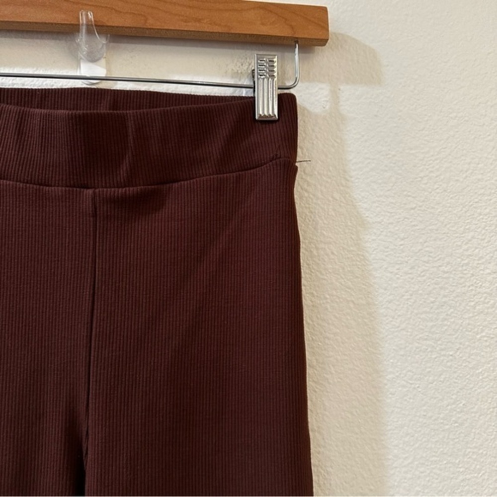 Naked Wardrobe Women's Snatched & Slit High Waist Leggings Size S Chocolate - Picture 4 of 9